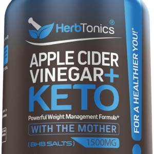 Apple Cider Vinegar Capsules Plus Keto BHB | Fat Burner & Weight Loss Supplement for Women & Men | Appetite Suppressant