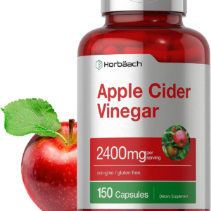 Apple Cider Vinegar Capsules | 2400mg | 150 Count | Non-GMO, Gluten Free Supplement