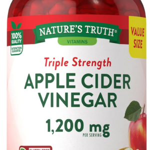 Apple Cider Vinegar Capsules | 1200mg | 200 Pills | Extra Strength | Value Size | Non-GMO, Gluten Free Supplement