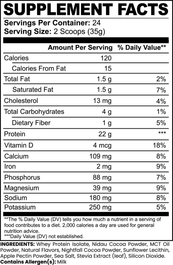Enhanced Whey Protein (Chocolate) - Image 2