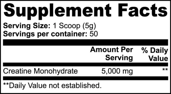 Creatine Monohydrate, Pure Creatine Powder, Muscle Growth, Strength, Gym, Supplement Vegan Clean, Pre Workout Fitness, Natural Performance - Image 2